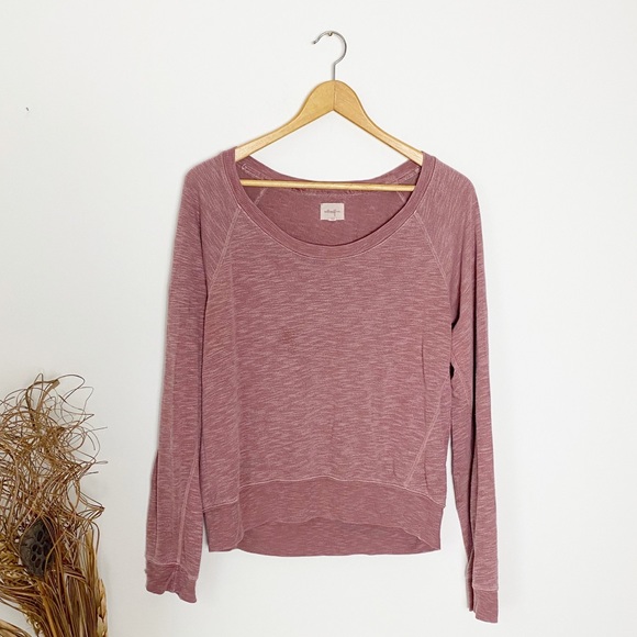 Wilfred Free Aritzia Lightweight Red Sweatshirt M